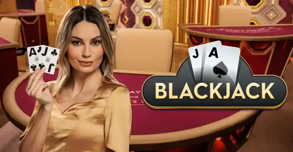 Hellspin Casino live blackjack banner featuring a real dealer holding an ace and jack at a card table